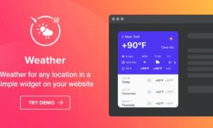 Weather Forecast – WordPress Weather Plugin