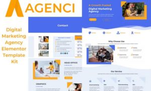 Agenci – Digital Marketing Agency Elementor Template Kit