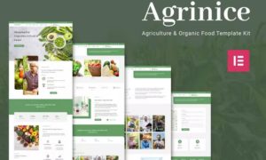 Agrinice – Agriculture & Organic Food Elementor Template Kit
