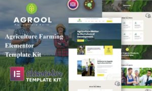 Agrool – Agriculture Farming Elementor Template Kit