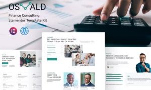 Osvald – Finance Consulting Elementor Template Kit