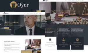 Oyer – Lawyer & Attorney Elementor Template Kit