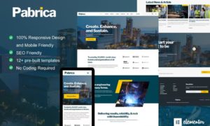 Pabrica – Engineering & Industrial Service Elementor Template Kit