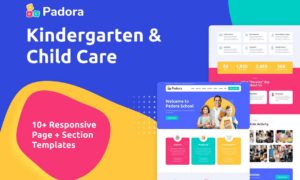 Padora – Kindergarten & Child Care Elementor Template Kit