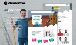 Paintters – Painting Service Elementor Template Kit