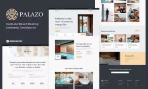Palazo – Hotel and Resort Booking Elementor Template Kit