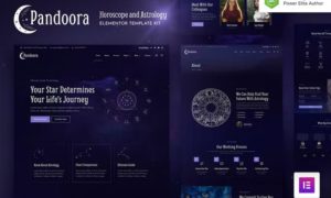 Pandoora – Horoscope & Astrology Elementor Template Kit