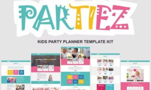 Partiez – Kids Party Planner Elementor Template Kit