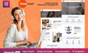 Tomahawk – Online Courses Elementor Template Kit