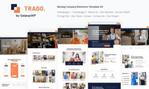 Trago – Movers & Packers Service Elementor Template Kit