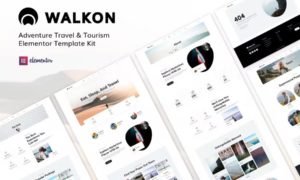 WalkOn – Adventure Travel & Tourism Elementor Template Kit