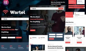 Wartel – Home Wifi & Internet Provider Services Elementor Template Kit