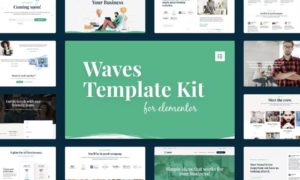 Waves – Startup Agency Elementor Template Kit