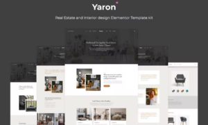 Yaron – Real Estate & Interior Design Elementor Template kit