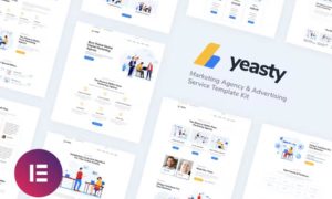 Yeasty | Marketing Agency & Advertising Service Elementor Template Kit