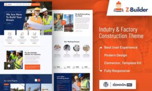 Z-Builder – Construction Elementor Template Kit