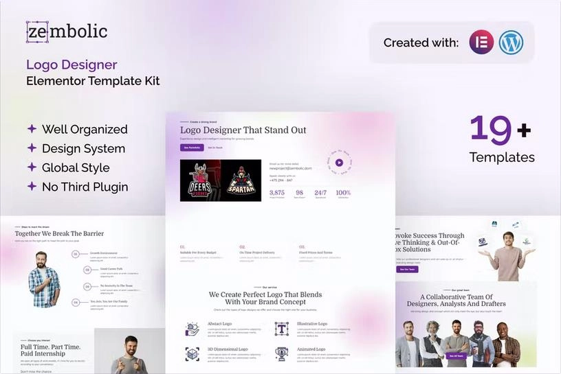 Zembolic – Brand Design Agency Elementor Template Kit