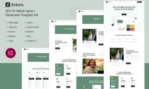 Zetero | SEO & Digital Agency Elementor Template Kit