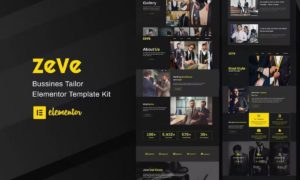 Zeve – Tailor Service Elementor Template Kit