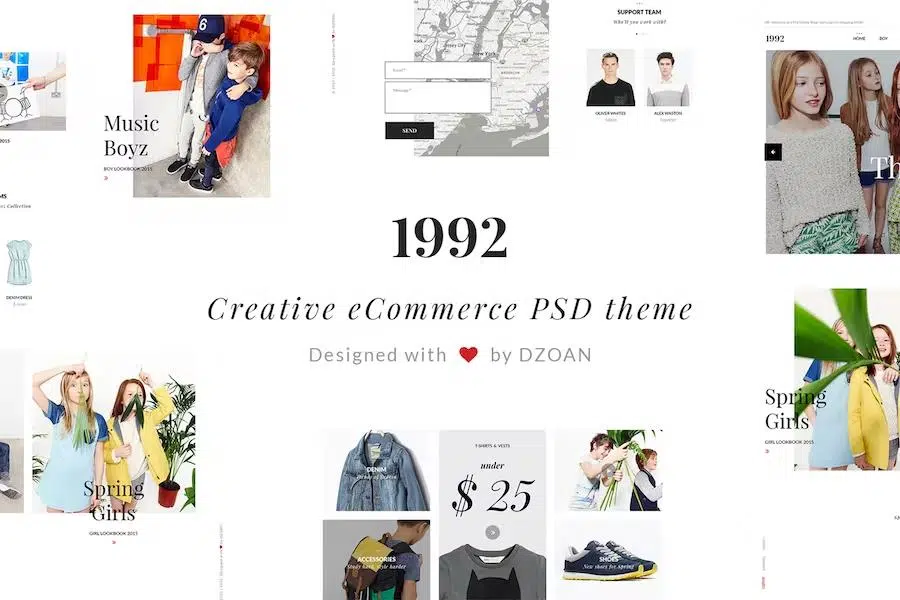 1992 – Creative eCommerce PSD Theme