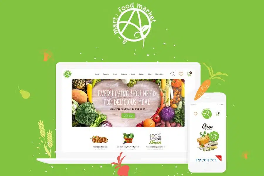 A-Mart – Organic Products Store Shopify Theme