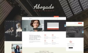 Abogado – Lawyer Firm & Legal Bureau WordPress Theme