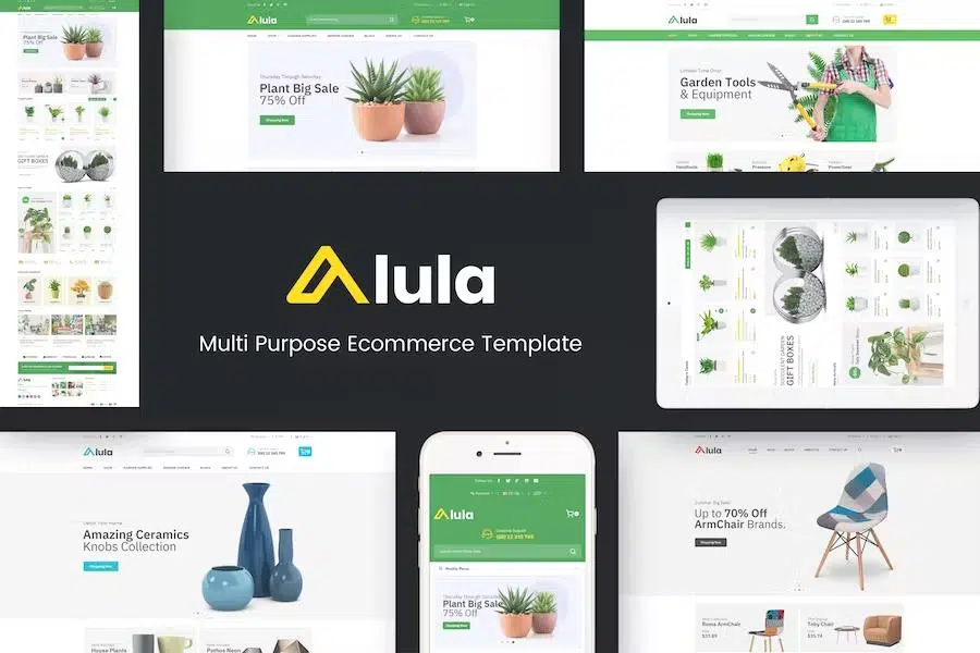Alula – Multipurpose OpenCart Theme (Included Color Swatches)