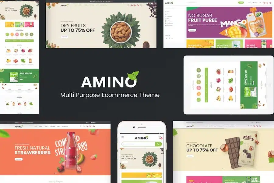 Amino – Organic & Multipurpose Prestashop Theme