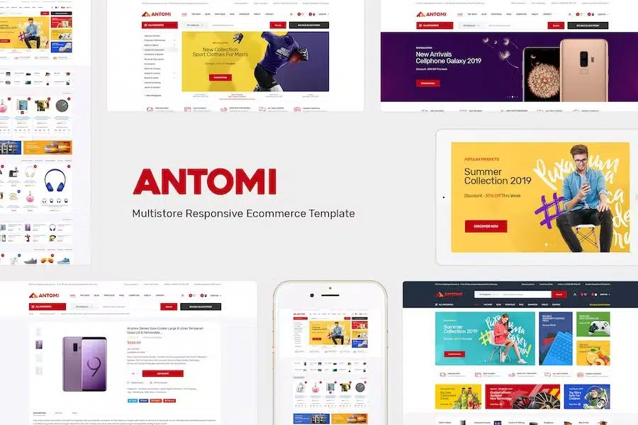 Antomi – Multipurpose OpenCart Theme (Included Color Swatches)