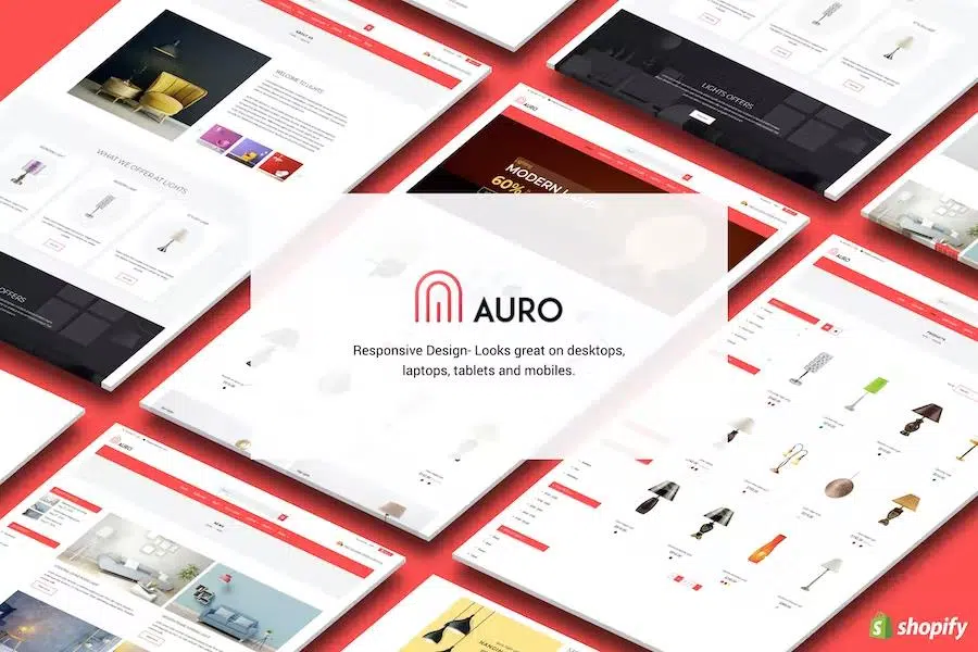Auro – Interior, Lights Store Shopify Theme