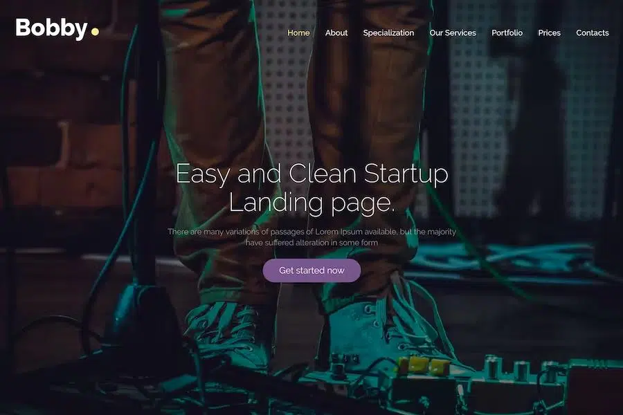 Bobby – Creative Service Landing Page Drupal 8 Theme