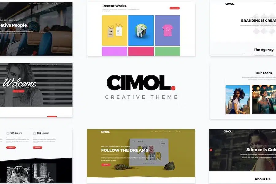 Cimol – Responsive One & Multi Page Portfolio Theme