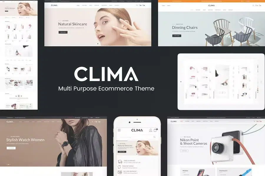 Clima – Responsive OpenCart Theme (Included Color Swatches)