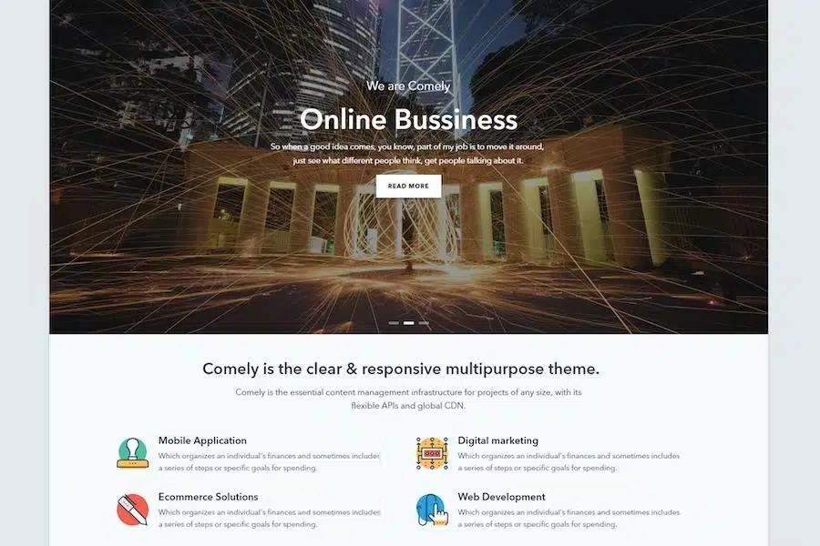 Comely – Responsive Multipurpose Business Drupal 9 Theme