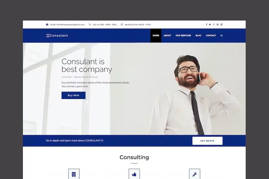 Consulant – Corporate & Business Joomla Template
