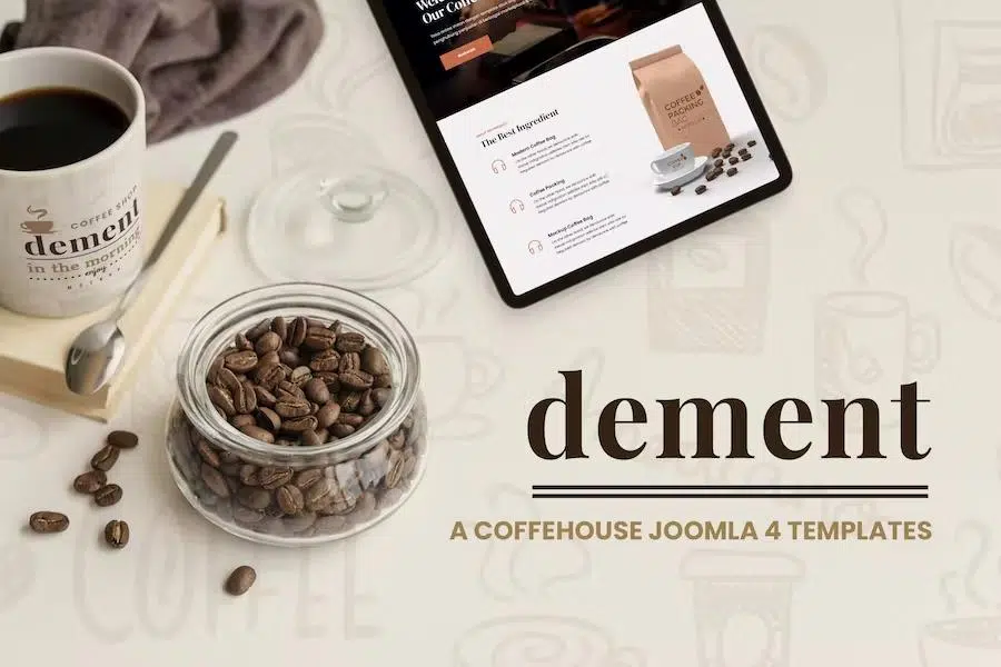 Dement – A Coffehouse Joomla 4 Templates