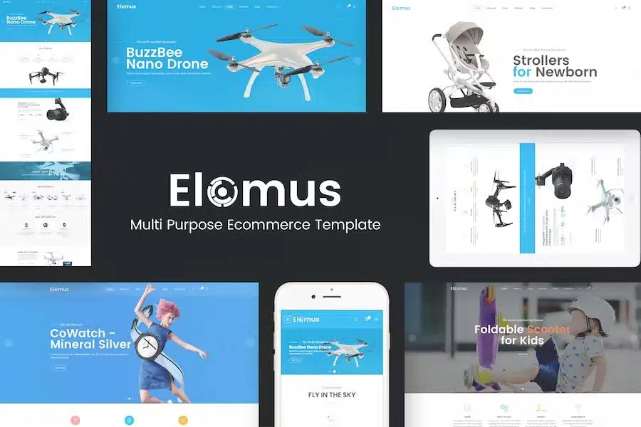 Elomus – Single Product OpenCart Theme