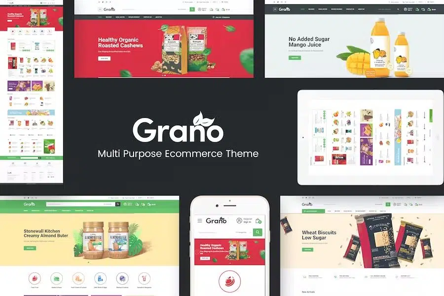Grano – Organic & Food Responsive Prestashop Theme