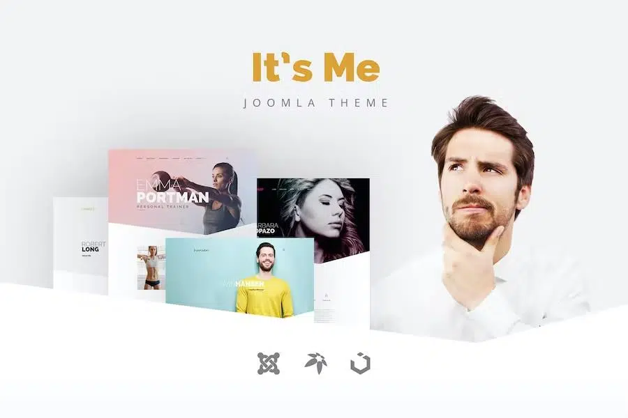 It’s Me – Creative Personal Portfolio or Agency Responsive Joomla Template with 3 Styles