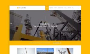 Konstrukt – Construction & Business Joomla Template