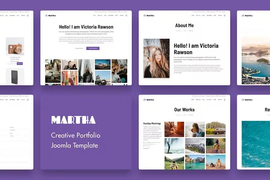 Martha – Creative Portfolio Joomla 4 Template