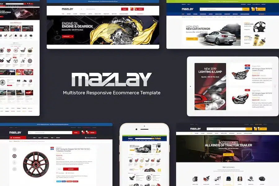 Mazlay – Car Accessories Prestashop Theme