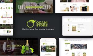 Ogani – Organic, Food, Pet, Alcohol, Cosmetics Opencart 2.3 & 3.x Theme