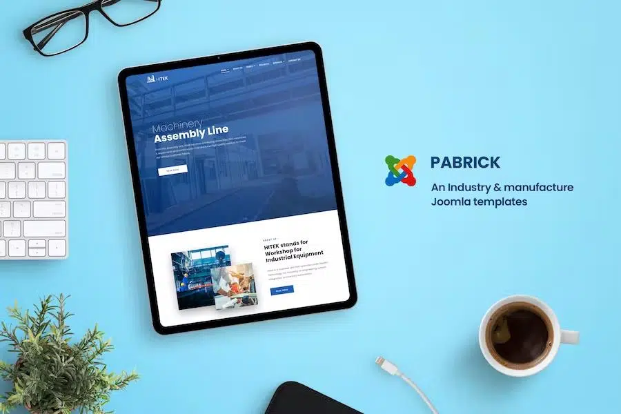 Pabrick – Industry and Manufacture Joomla 4 Templates