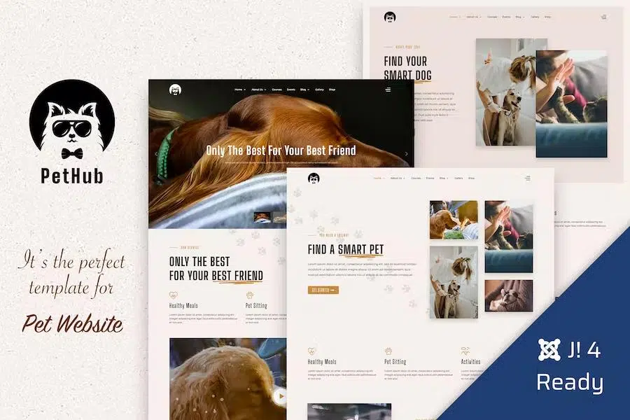 PetHub – Dog, Cat Care & Veterinary Joomla 4 Template