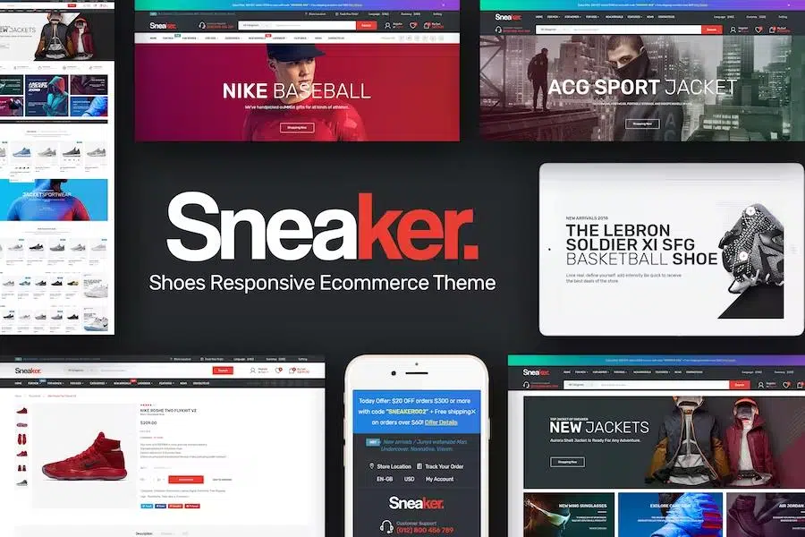 Sneaker – Shoes Responsive Magento Theme