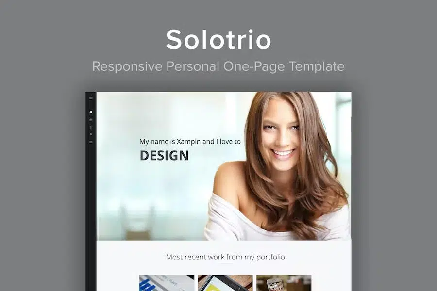 Solotrio – Retina Responsive Elegant Personal One-Page Template
