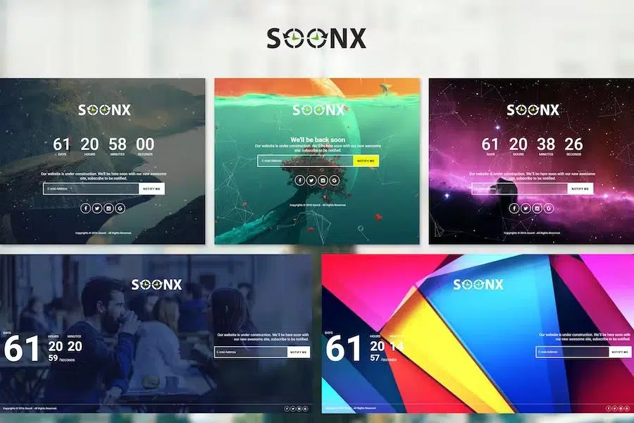 SoonX – Coming Soon Template