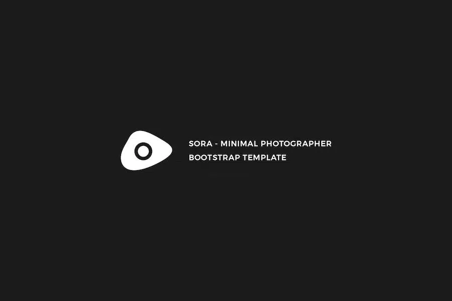 Sora – Minimal Photographer Template