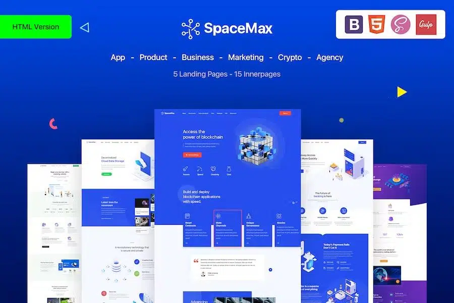 SpaceMax – Multipurpose HTML Template